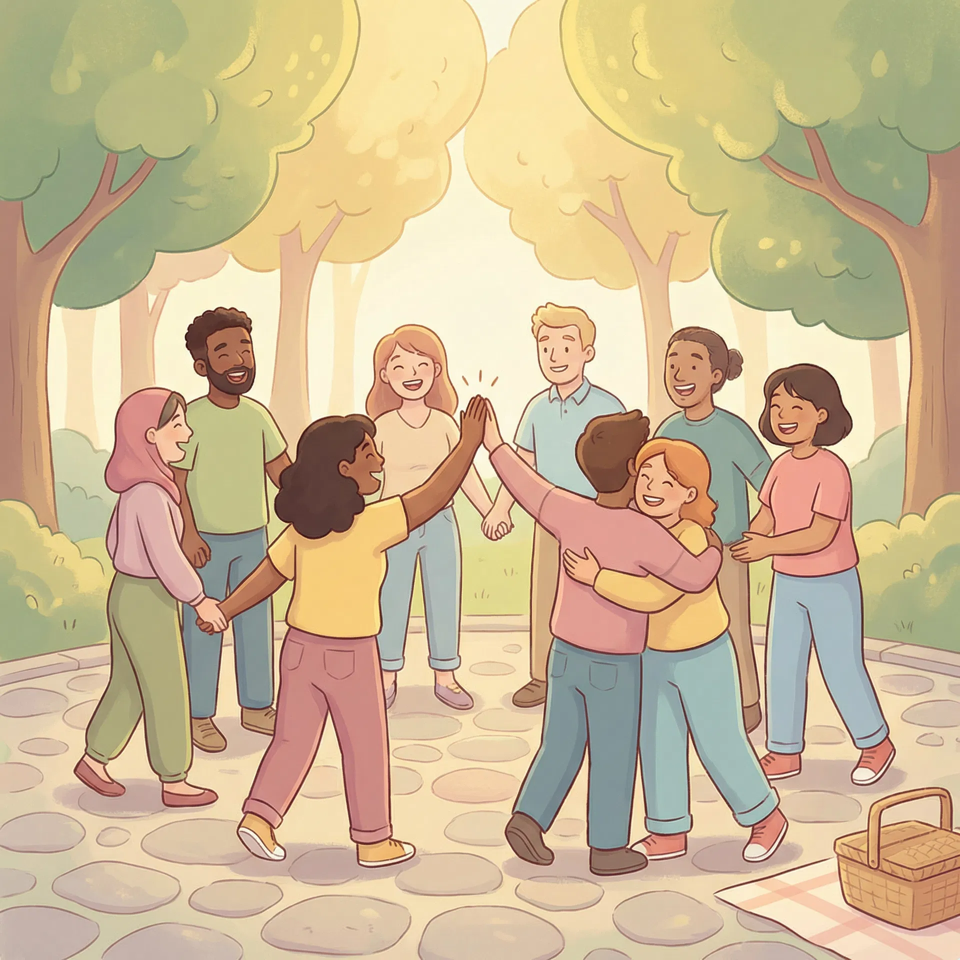 Friend circles feature illustration